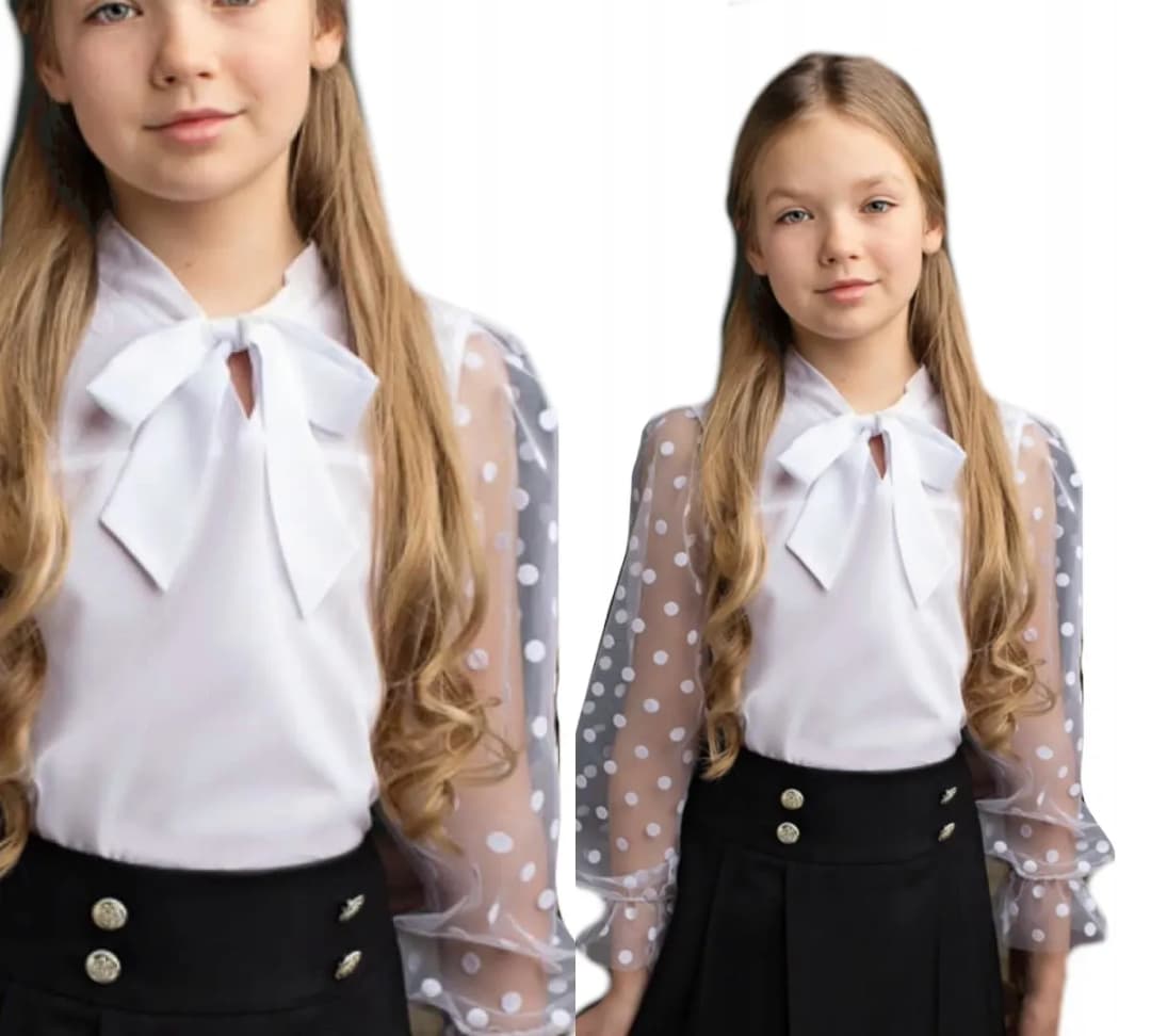 Biała bluzka dla dziewczynki 116 - modne i dostępne modele w atrakcyjnych cenach