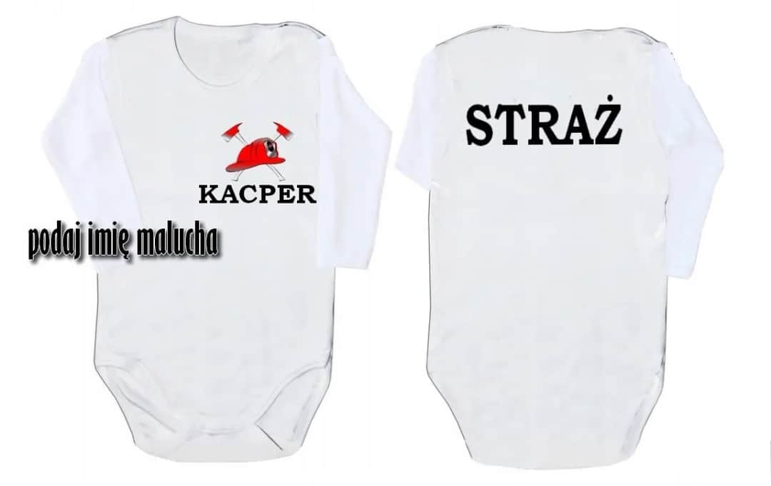 Najlepsze body niemowlęce straż – wyjątkowe wzory i komfort dla malucha