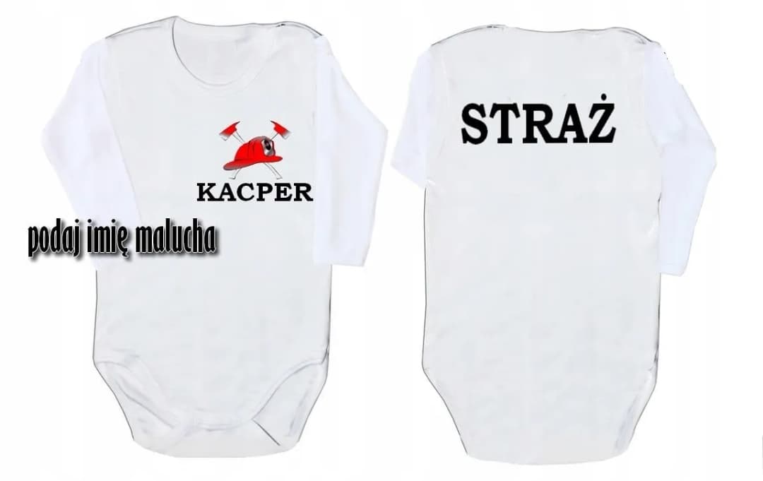 Najlepsze body niemowlęce straż – wyjątkowe wzory i komfort dla malucha