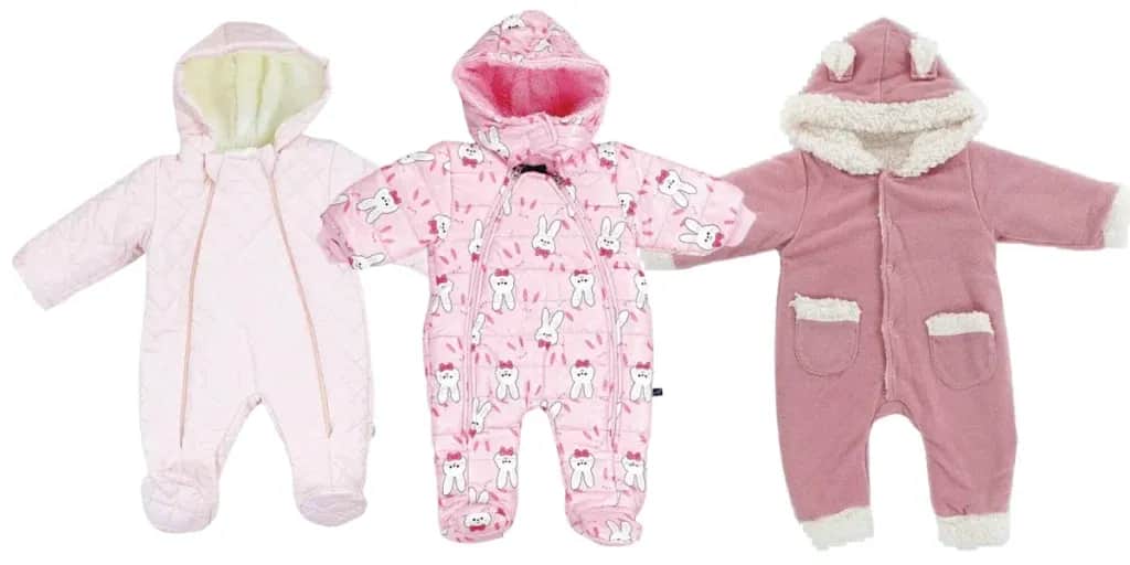 Najlepsze kombinezony niemowlęce dla dziewczynki na każdą porę roku