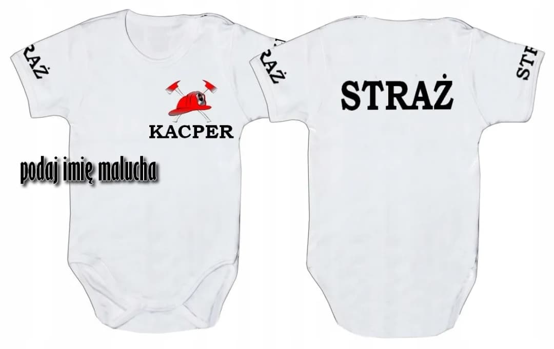 Najlepsze body niemowlęce straż pożarna – wygodne i bezpieczne ubranka
