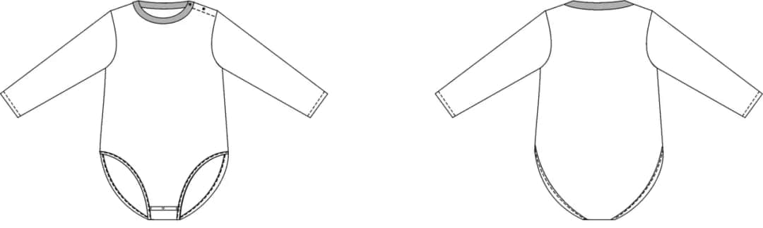 Najlepsze wykroje body niemowlęce – łatwe do uszycia i dostępne w Polsce